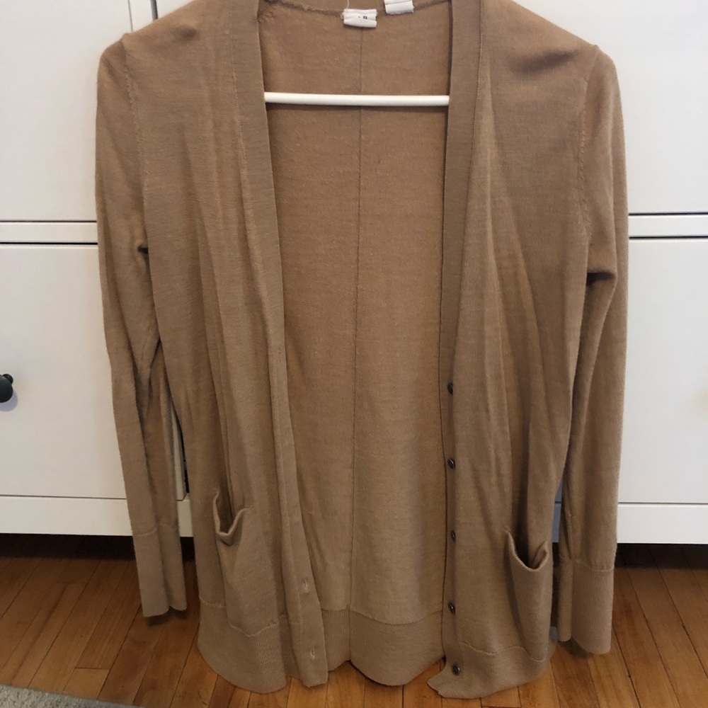 Gap camel cardigan